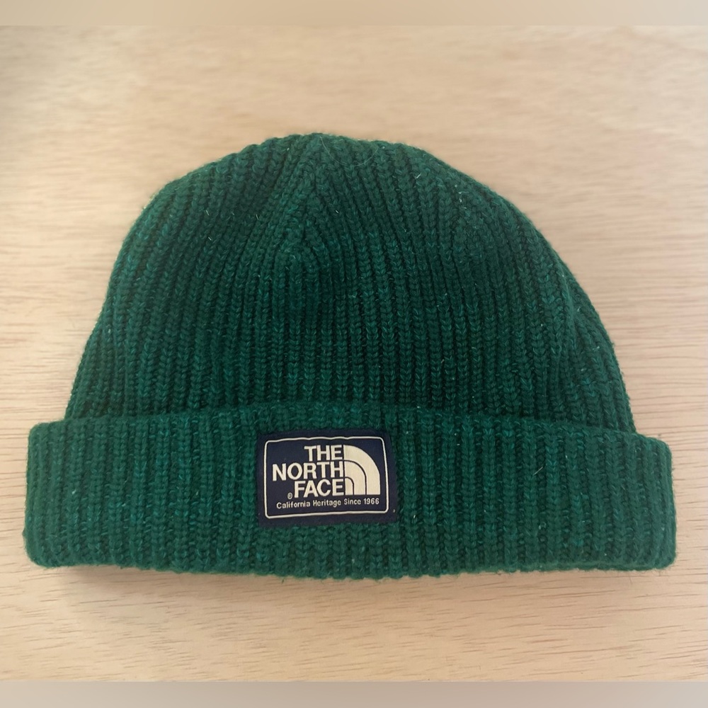 Evergreen North Face Beanie - Like New